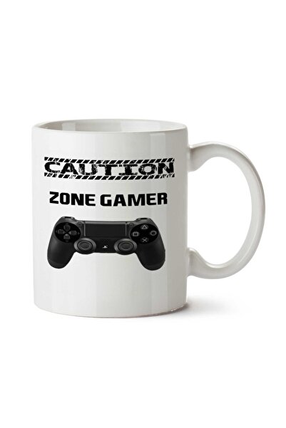 ART HEDİYE كوب زجاجي مطبوع على الجانبين من Zona Gamer
