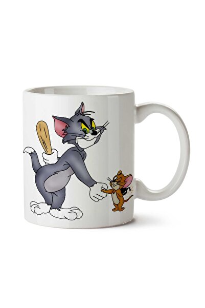 ART HEDİYE كوب مطبوع على الجانبين من Tom-And-Jerry-Free-Download-PNG