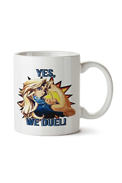 ART HEDİYE Yes We Duel كوب مطبوع على الجانبين