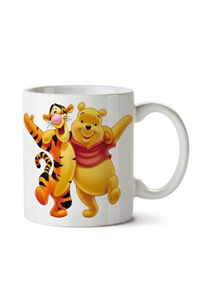 ART HEDİYE كوب Winnie-The-Pooh-Free-PNG-Image مطبوع على الجانبين