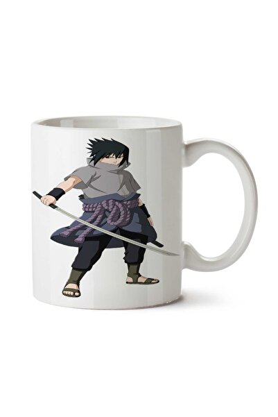 ART HEDİYE كوب مطبوع على الجانبين من Uchiha Sasuke