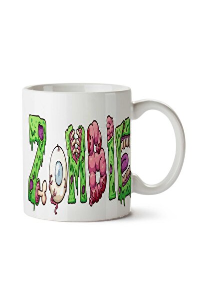 ART HEDİYE كوب زومبي مطبوع على الجانبين