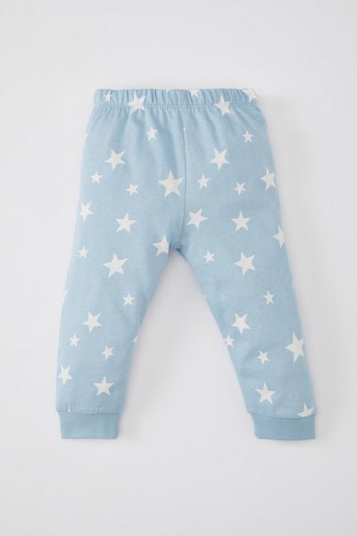 DeFacto Baby Boy Star Patterned Long Sleeve Combed Cotton Pajama Set C6613a524sp