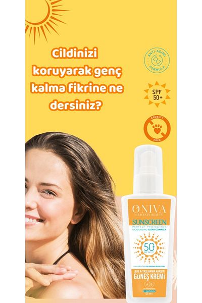 oniva High Protective SPF 50+ 2-Pack Sun Cream - Anti-Blemish and Anti-Aging 125 ml