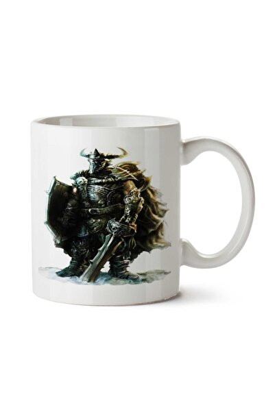 ART HEDİYE زي الفايكنج كوب كوب مطبوع على الجانبين