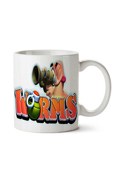 ART HEDİYE Worms Armegedan Binoculars Two Sided Printed Mug
