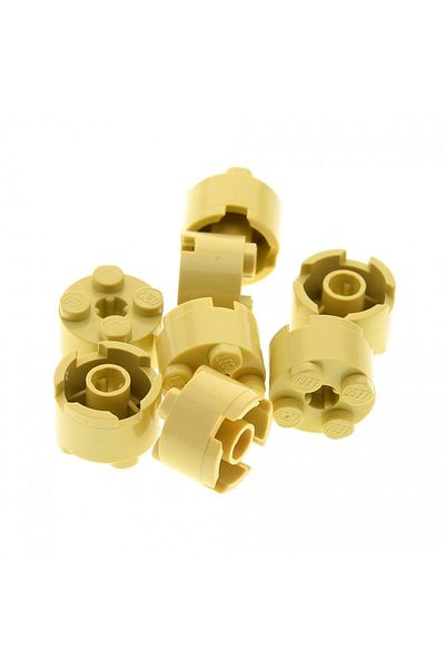 LEGO Custom Moc Accessory Creator Brick Round 2 X 2 Round Brick Tan 4 Pieces to Ship