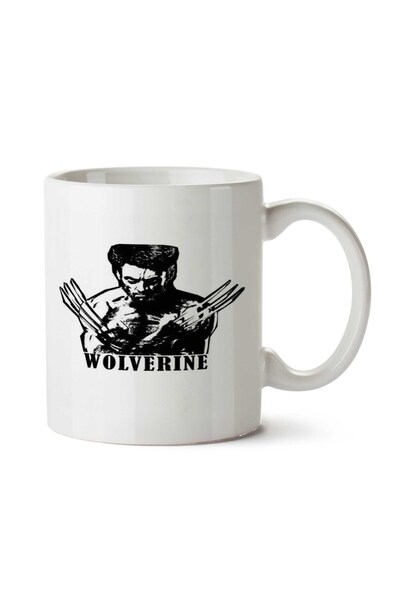 ART HEDİYE كوب ولفيرين جراس مطبوع على الجانبين