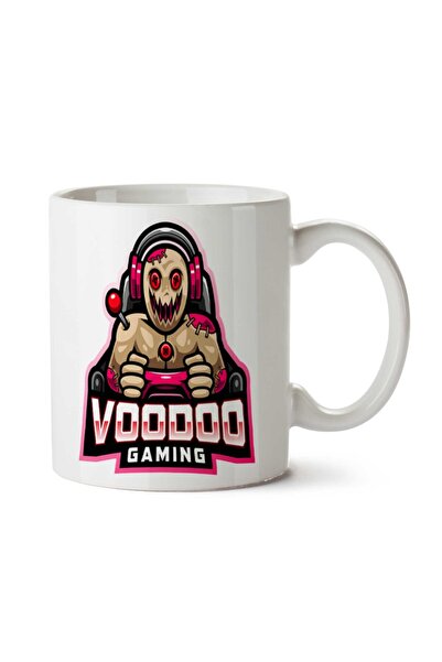 ART HEDİYE كوب Voodoo Gaming مطبوع على الجانبين