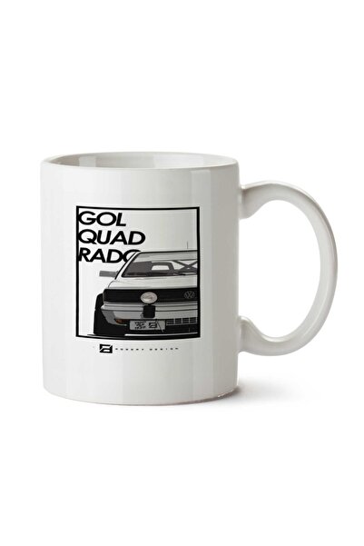 ART HEDİYE كوب فولكس فاجن جول كوادرادو مطبوع على الجانبين