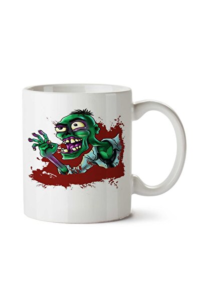 ART HEDİYE كوب زومبي 011 مطبوع على الجانبين