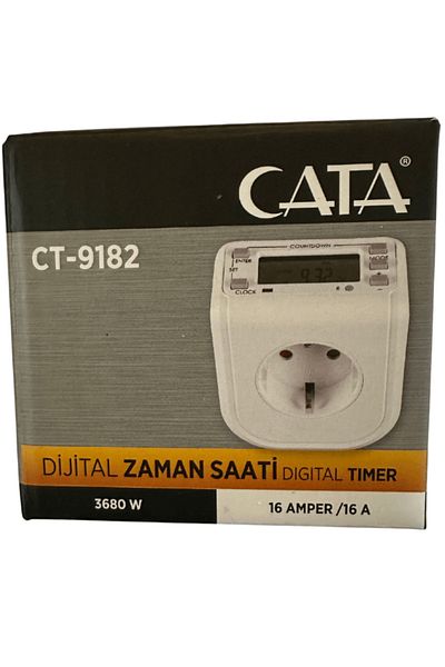 Cata CT-9182 3680W 16 Ampere Digital Time Clock (4 Pieces)