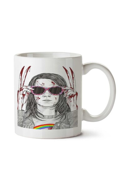 ART HEDİYE كوب مطبوع على الجانبين