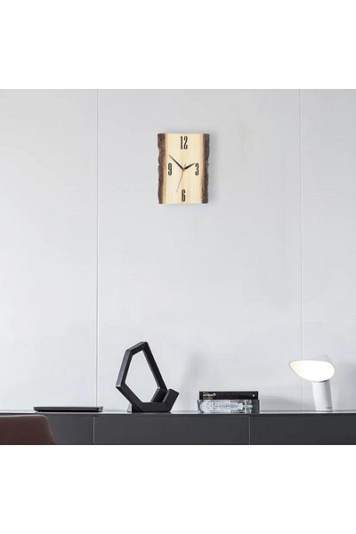 CajuArt Decorative Plain Tree Piece Log Look Design Wall Clock
