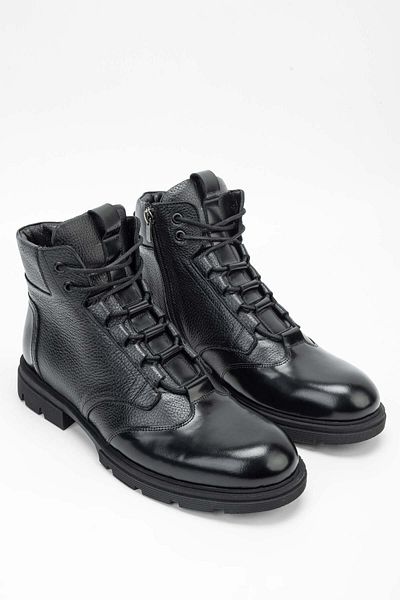 Tamer Tanca Men's Genuine Leather Black POSTAL Boots