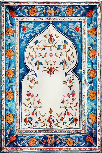 eco concept Luxury Prayer Rug, Prayer Prayer Rug, Dowry, 70x120, Soft Prayer Rug
