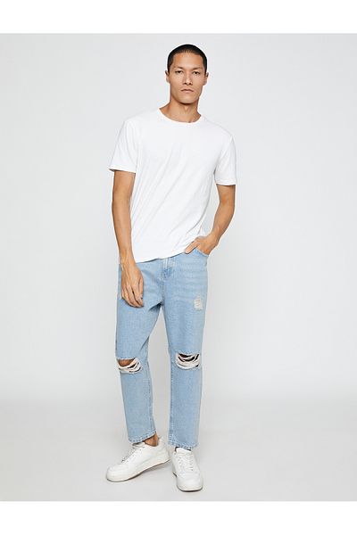 Koton Zerrissene Hose mit lockerer Passform – Steve Jean
