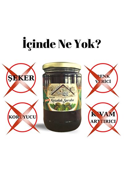 Erenköy Bağ Evi Doğadan Sofranıza Şekersiz Kozalak Şurubu 450gr(2li Paket)- Kazdağları Bölgesinin Çam Florasından