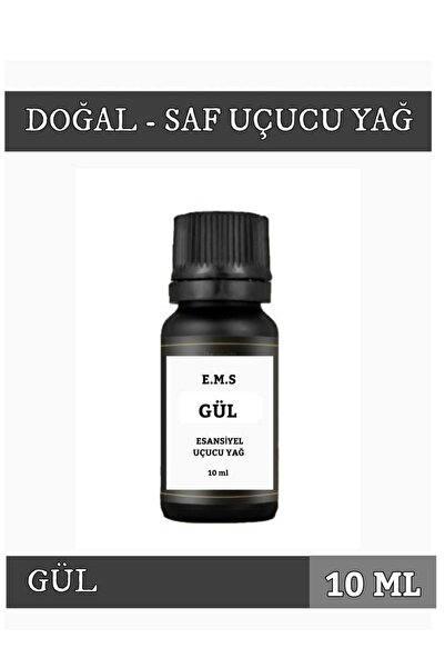E.M.S AVM Gül Esansiyel Uçucu Yağ Buhurdanlık Esansı Oda Kokusu Difüzör Yağ B...