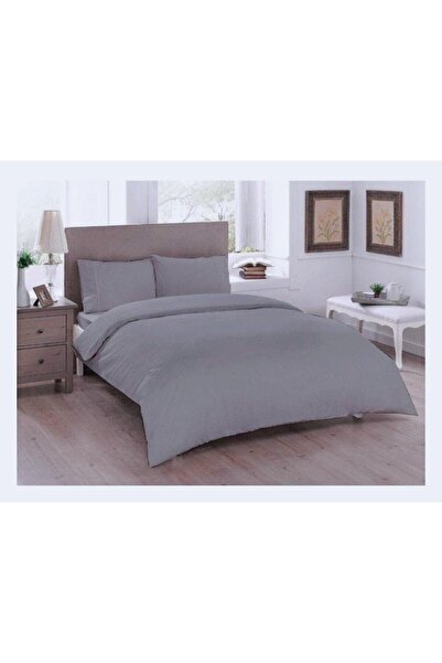 MORRİVAL Bračni Sivi set navlaka za poplun Navlaka za jorgan Jastučnica