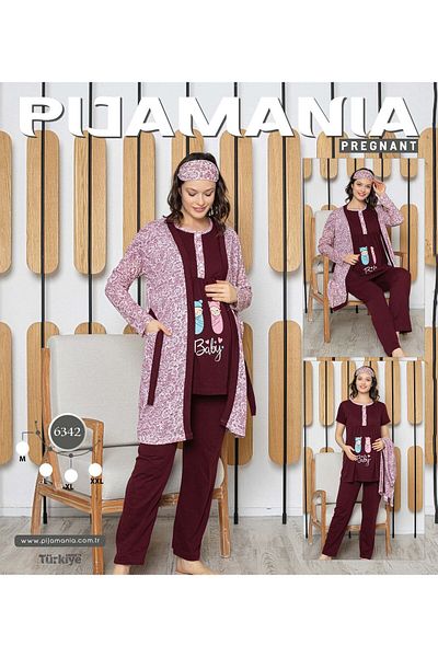 collective SOFT TEXTURED MATERNITY PAJAMAS SET