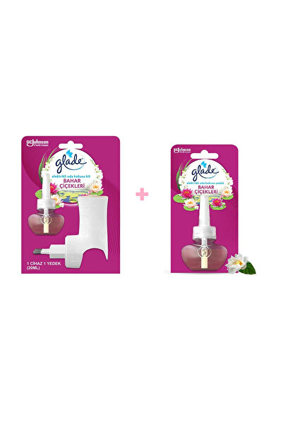 Glade ELEKTRİKLİ ODA KOKUSU KİT BAHAR ÇİÇEKLERİ + 1 ADET YEDEK BAHAR ÇİÇEKLERİ