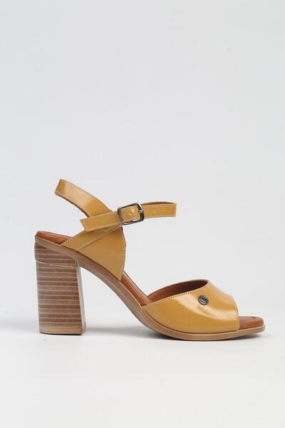 Pierre Cardin ®| PC-7230 - 3807 Mustard-Women's Heeled Shoes
