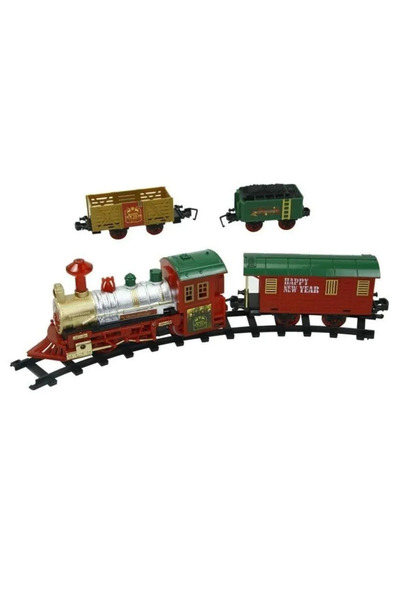 welcomein Işıklı Ve Sesli Classic Klasik Lüks Oyuncak Tren Seti 20 Parça