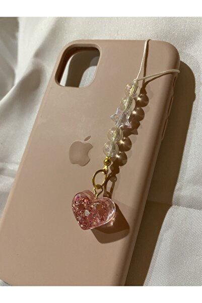 TATLIŞ Handmade epoxy Heart phone charm