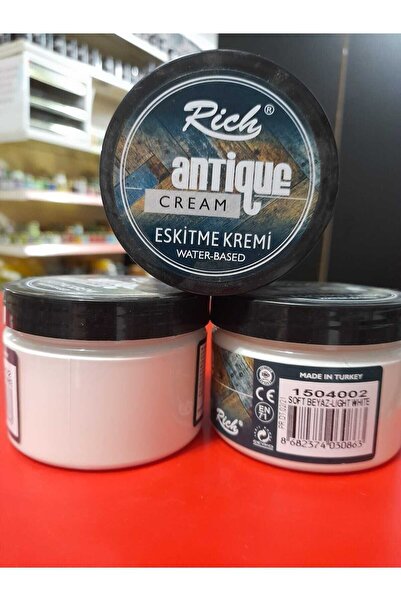 Rich Antik Eskitme Kremi Antique cream 150cc SOFT BEYAZ 4002