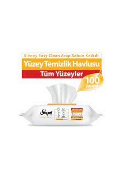 Sleepy 100 Pack Soap Added Surface Cleaning Towels