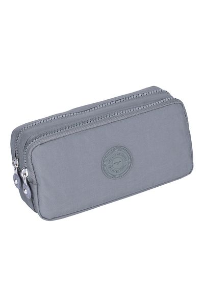 RKY SERENITY Relaxion Water Resistant Clinker Fabric Washable Two Compartment Pen Holder Pen Box Wallet Type