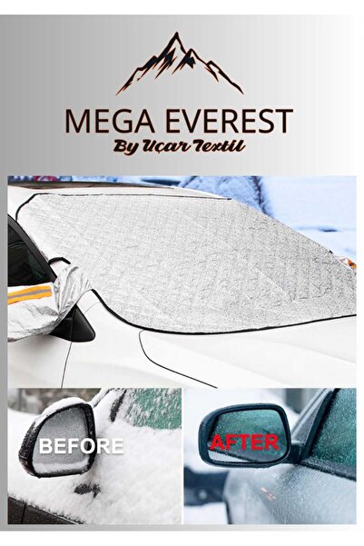 Mega Everest Glanz Kar Buz Koruyucu Ön Cam Branda Araçların %95'iyle Uyumludur