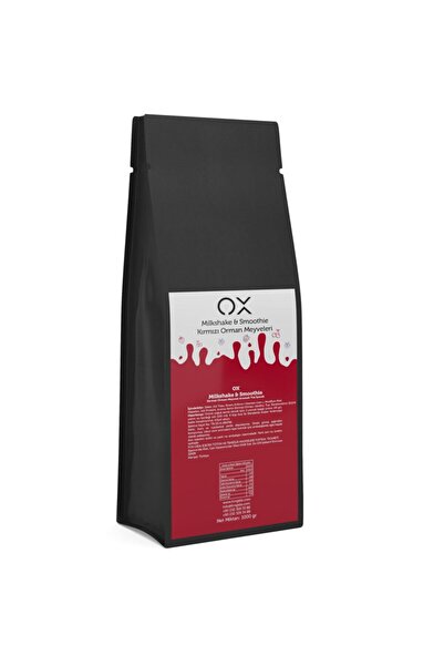 OX Milkshake Kırmızı Orman Meyve Içecek Tozu Smoothie Milkshake Folyo Ambalaj...
