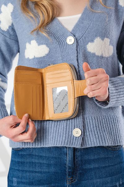 YOGII Дамски портфейл Hagen Model, водоустойчив, изкуствена кожа, високо качество, осем различни цветови варианта, VIP
