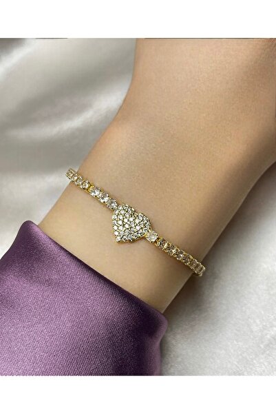 VELİT VOLA سوار من الفولاذ على شكل قلب مرصع بالأحجار