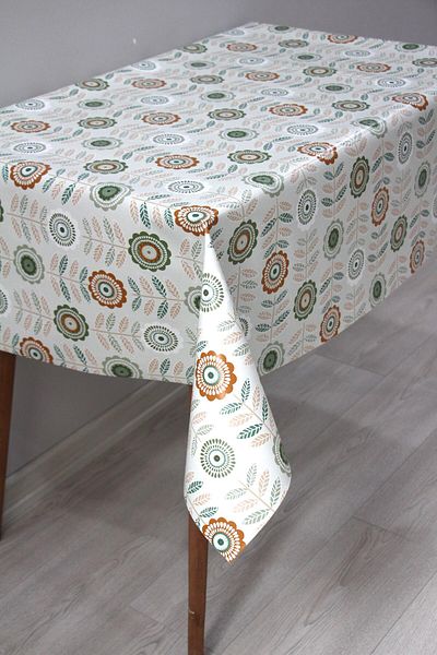 DDHOME Lined Erasable PVC Oilcloth Tablecloth 121-A