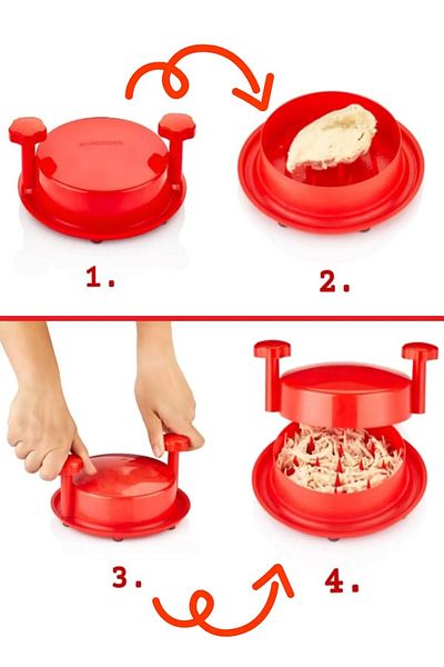 TOPTANFONİ Chicken Chopper, Eggplant Pepper Multi-Purpose Meat Chopping Tool