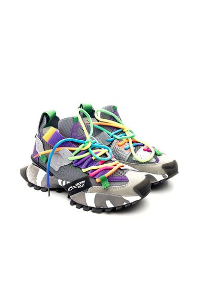 Guja 25y303-1 Pantofi sport casual pentru femei, cu șireturi colorate, cu talpă groasă