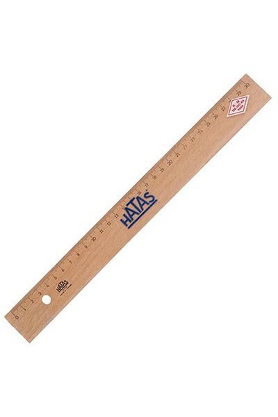 HATAS TABLĂ HATAŞ RIGLĂ NESUPLEMENTATĂ 30CM.