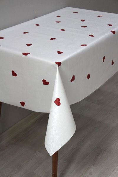 DDHOME Lined Erasable PVC Oilcloth Tablecloth 76-G