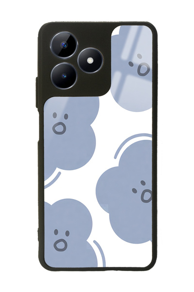 Spoyi Oppo Realme C53 Cloud Face Design Glossy Phone Case