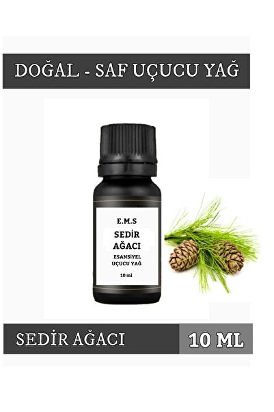 E.M.S AVM Sedir Ağacı Esansiyel Uçucu Yağ Buhurdanlık Yağı Difüzör Esansı Oda...