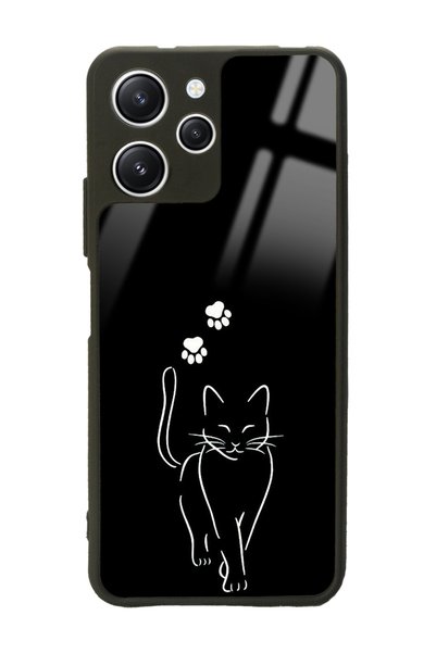 Spoyi Xiaomi Redmi 12 Paticik Design Glossy Phone Case