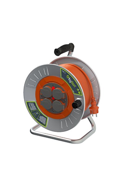 Bylion BYLİON MMP SERİSİ PRO METAL SEYYAR MAKARALI UZATMA KABLO 3*2,5 MM 40 M...