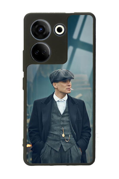 Spoyi حافظة هاتف لامعة لهاتف Camon 20 Pro 4G Peaky Blinders بتصميم توماس شيلبي