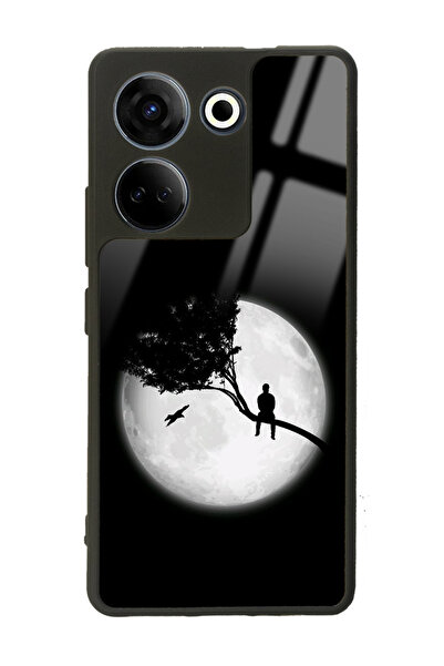 Spoyi Camon 20 Pro 4G Aya Bakış Tasarımlı Glossy Telefon Kılıfı