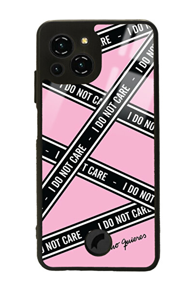 Spoyi Reeder S23 Pro Max I Don't Care Tasarımlı Glossy Telefon Kılıfı