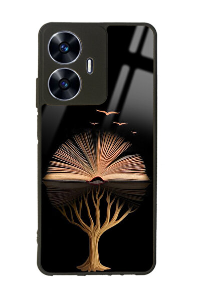 Spoyi Oppo Realme C55 Kitap Tasarımlı Glossy Telefon Kılıfı