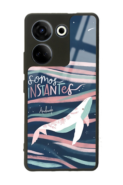 Spoyi غلاف هاتف لامع بتصميم Camon 20 4G Instantes